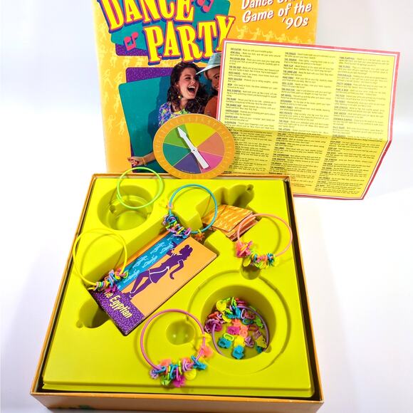Vintage 1991 Dance Party Craze Game of the 90's Golden Near Complete Kids Teens - Picture 4 of 6